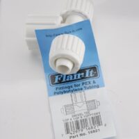 Flair-It Hose Barb to Swivel Tee, 1/2 Inch, White