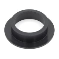 B&B Molders 2 inch Waste Tank Fitting, Flush Slip, Black