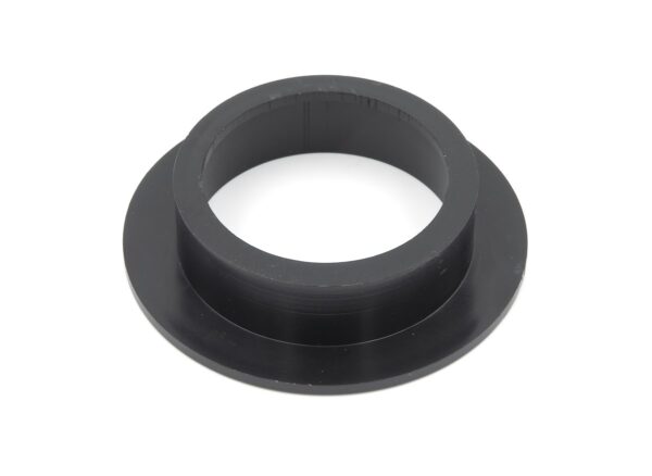 B&B Molders 2 inch Waste Tank Fitting, Flush Slip, Black