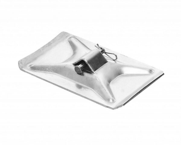 Stromberg Carlson Fifth Wheel Landing Gear Foot, Silver Rectangular
