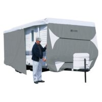 Classic Accessories Receiver Hitch Trailer Cover, 27 feet, Gray/White, Poly PRO3