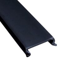 AP Products Vinyl Trim Molding Insert, 5/8" x 8 ft, Black