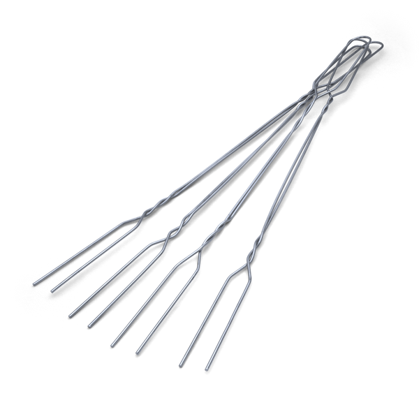 Coghlan's Campfire Roasting Fork Set, 20 inches, Nickel-Plated, Set of 4