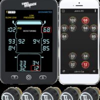 Minder Research TireMinder A1 AS TPMS, 10 Sensors, 5.5 Inch Display, Smart Technology Compatible