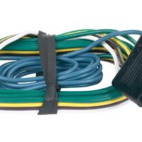 Hopkins 5-Flat Vehicle End Connector for Marine Trailers, Black