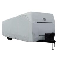 Classic Accessories Travel Trailer Cover, 21 Feet, Gray
