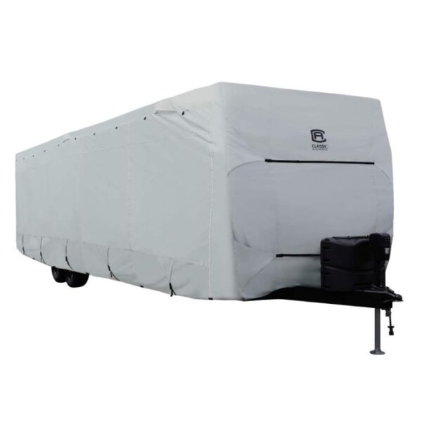 Classic Accessories Travel Trailer Cover, 22 Feet, Gray