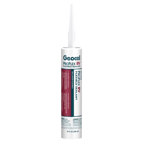Geocel RV Roof Sealant Crystal Clear, 10 oz Tube