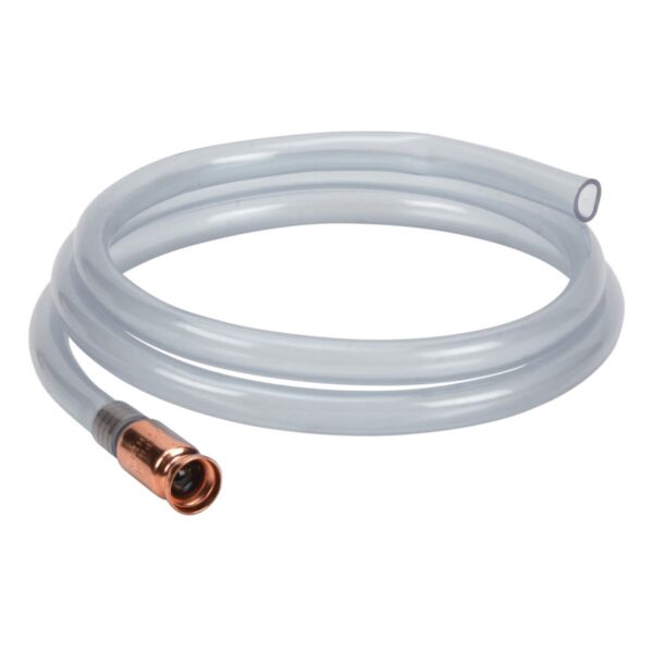Performance Tool Manual Siphon Hose, 6 Feet, 3.5 GPM, PVC