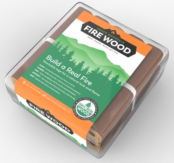 Green Mountain Compressed Firewood Logs, Set of 8