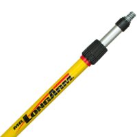 Mr. LongArm Extension Pole, 4.25 to 8 Feet, Fiberglass with Aluminum Slider, Silver