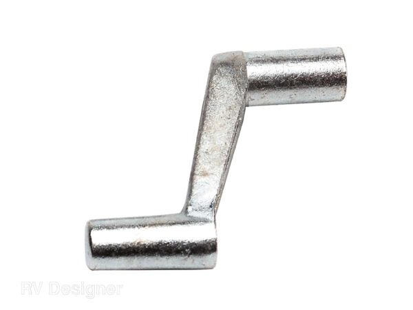 RV Designer Roof Vent Crank Handle, 2-Inch Metal, Natural Finish