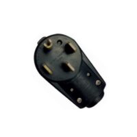 AP Products 50 Amp RV Power Plug, NEMA 14-50P Male, Black