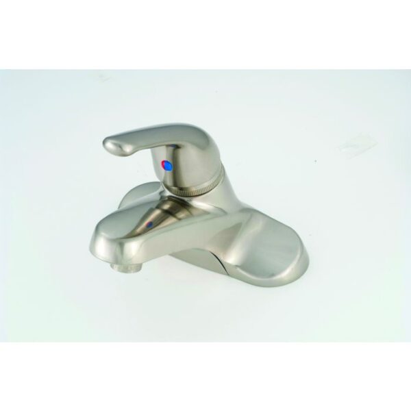 American Brass Single-Lever Lavatory Faucet, 4 inch, Brushed Nickel