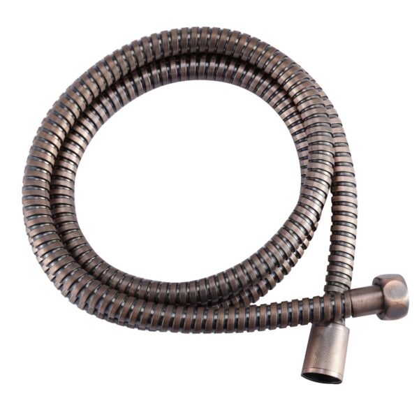 Dura Faucet RV Shower Hose, Stainless Steel, 60-Inch, Bronze