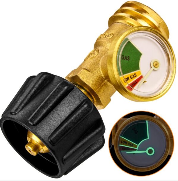 Flame King Propane Level Indicator with Glow-in-Dark Dial
