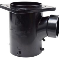 Valterra Sewer Tee Fitting 3 x 1-1/2 Inch, Black