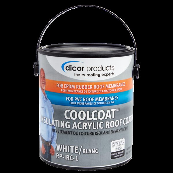 Dicor Insulating EPDM Roof Coating White 1 Gallon