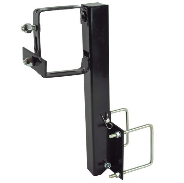 Ultra-Fab Spare Tire Carrier, 4-Inch Square Bumper Mount, Black