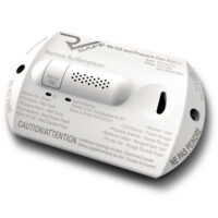 RV Safe Carbon Monoxide and Propane Detector, 12V Hardwired, White