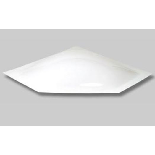 Specialty Recreation, Neo Angle Skylight, White dome, 24 x 11 in flange, 5 Inch in dome height