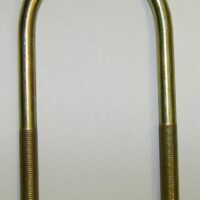 AP Products Leaf Spring U Bolt, 7.25 Inch x 3 Inch, 1/2 Inch-20, Round, Yellow Zinc Plated