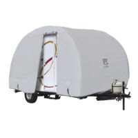 Classic Accessories Perma PRO Travel Trailer Cover, 20' Gray with Storage Bag