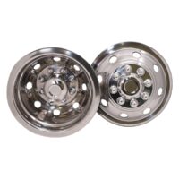 Coast To Coast 16 Inch Wheel Simulator, Dual Rear, Polished Stainless Steel