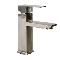 Lippert Flow Max Bathroom Faucet, Single Handle, Silver, 2.2 GPM