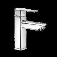 Dura Faucet Lavatory Faucet with 90 Degree Angle Spout, Polished Stainless Steel