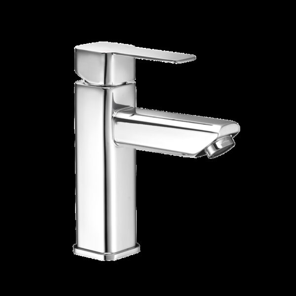 Dura Faucet Lavatory Faucet with 90 Degree Angle Spout, Polished Stainless Steel