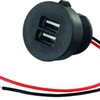 JR Products Dual USB Outlet, 2.1A, Hardwired