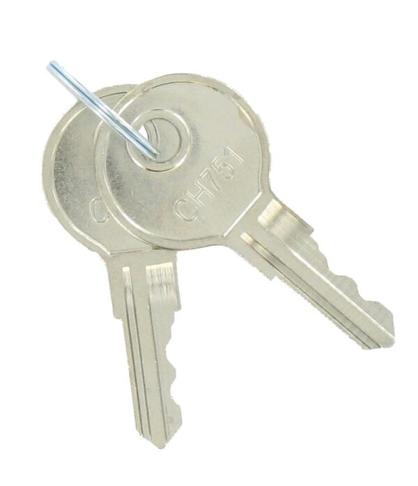 Valterra Replacement Key Set, Code 751, Switch-Blade Style, Set of 2