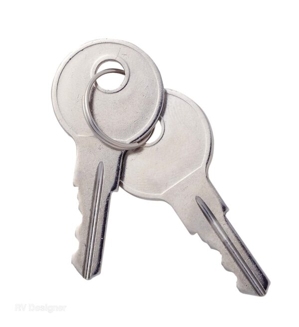 RV Designer Replacement Key, Code CH751, Switch Blade Style, Set of 2