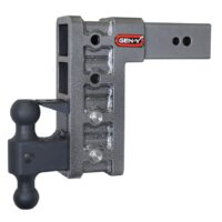 Gen-Y Mega Duty 32,000 lb Hitch Ball Mount, 3" Receiver, 9" Drop/Rise, Silver