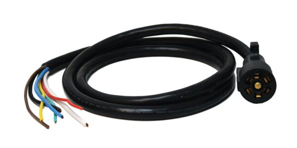 Valterra 7-Way Trailer End Connector, Black