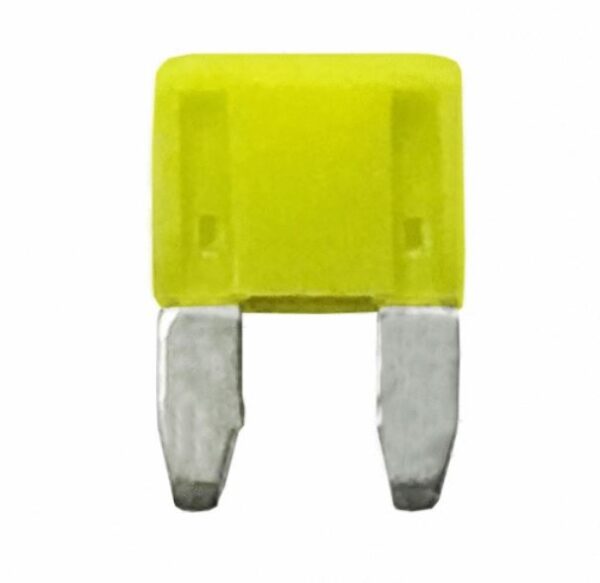 WirthCo 241207 20 Amp Yellow Blade ATM Fuse, Pack of 50