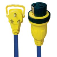 AP Products 30 to 50 Amp Power Cord, 25 ft, Blue