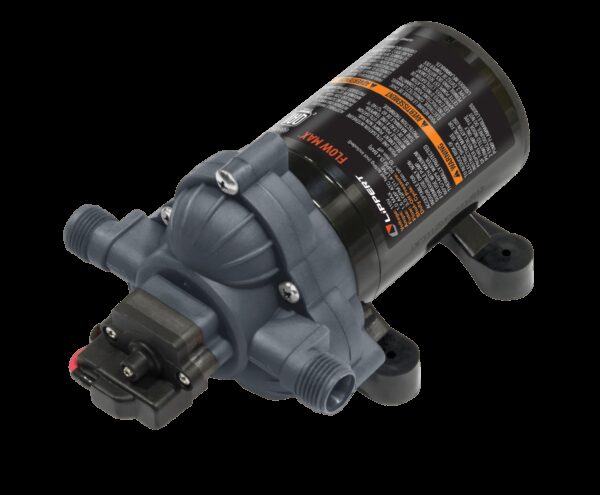 Lippert Flow Max RV Fresh Water Pump, 115V AC, 3 GPM, 45 PSI, Self-Priming