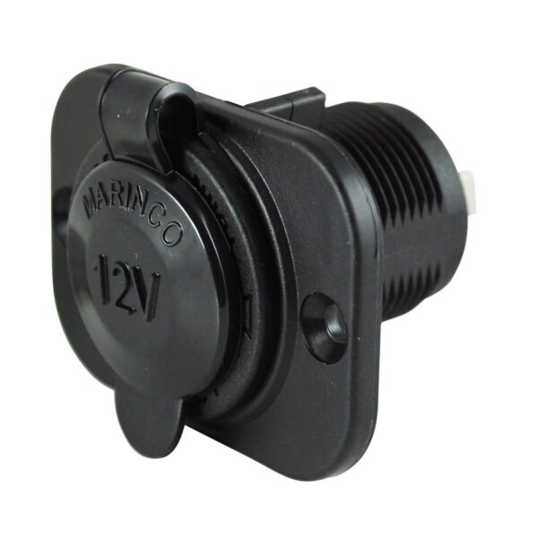 Marinco Sea Link 12V Marine Receptacle, Black