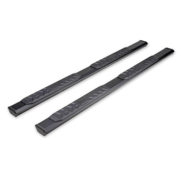 TrailFX A4 Series Hexagonal Nerf Bar, 4-1/2 Inch, Black, Rocker Panel Mount