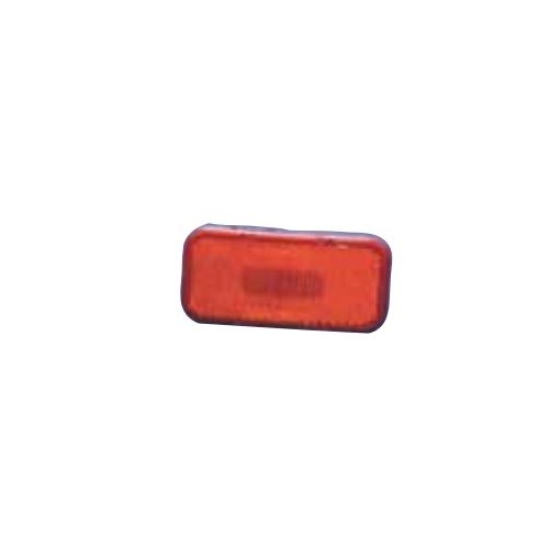 Creative Products Rectangular Tail Light Lens, Red, Polycarbonate, 3-7/8 in. x 1-7/8 in.