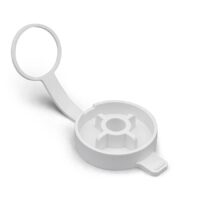 B&B Molders Gravity Water Fill Cap, Threaded and Bayonet, Polar White