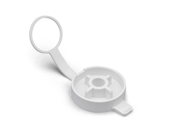 B&B Molders Gravity Water Fill Cap, Threaded and Bayonet, Polar White