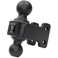 BulletProof Hitches Dual Hitch Ball, 2" / 2-5/16", Black
