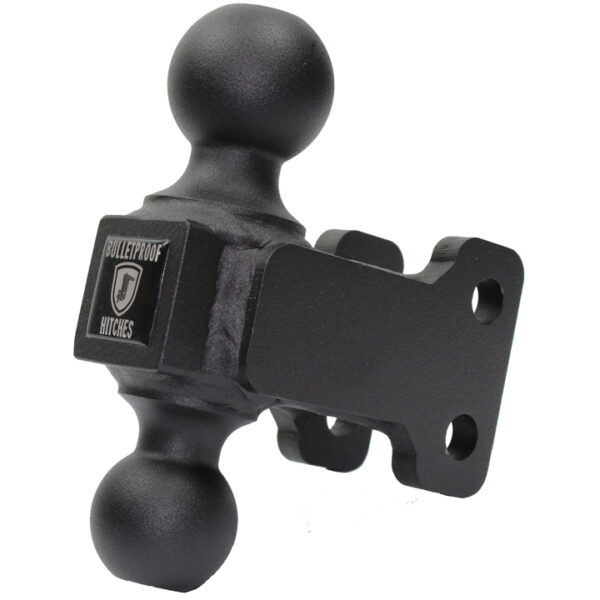 BulletProof Hitches Dual Hitch Ball, 2" / 2-5/16", Black