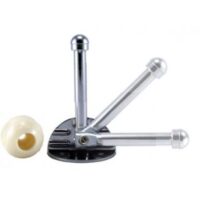 JR Products 3.5 Inch 180-Degree Pivoting Door Catch, Silver