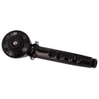 Phoenix Hand-Held Shower Head, Black, Shut-Off Valve