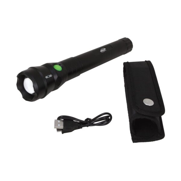 Performance Tool 1000 Lumen Rechargeable LED Flashlight, Black