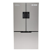 Norcold 15 Cu Ft Large RV Refrigerator, Triple Door, Silver, Stainless Steel
